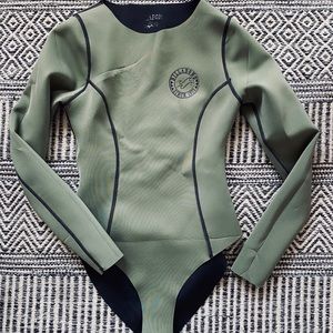 Reversible Black/Moss Green Billabong Springsuit